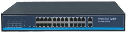Switch 24 Cổng PoE, 2 Cổng Combo Giga Uplink, Công Suất 400Wat