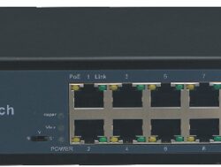 Switch 8 cổng PoE, 2 cổng uplink, công suất 150Wat