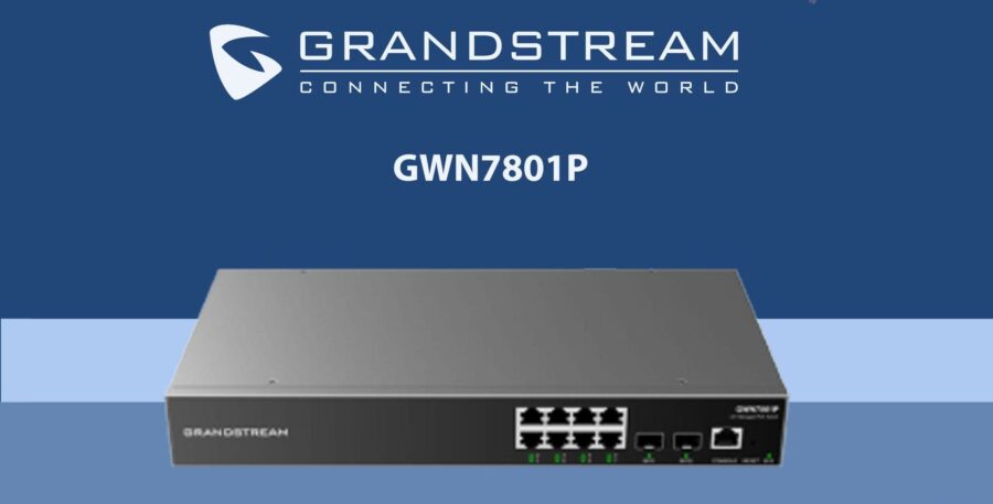 Switch 8 Cổng PoE Gigabit Layer 2+ Grandstream GWN7801P