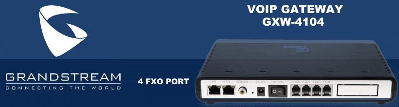 GXW4104: Card tổng đài IP giao tiếp 4 đường vào bưu điện PSTN