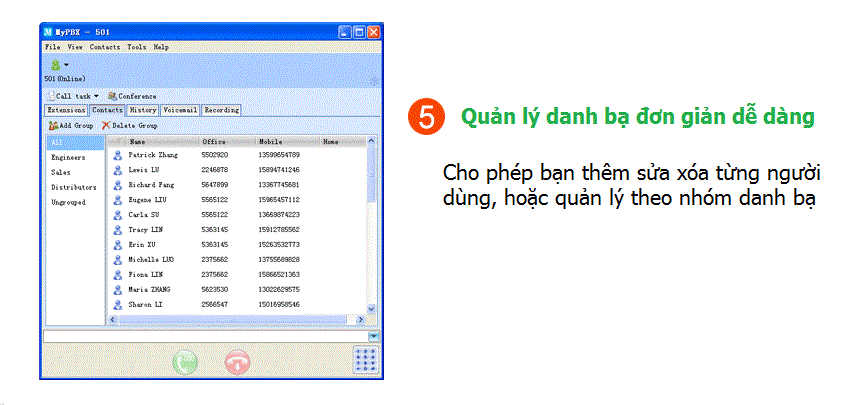 Quản lý số máy lẻ